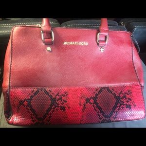 Michael Kors purse red